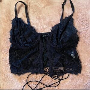 SHEIN Black Lace Bralette